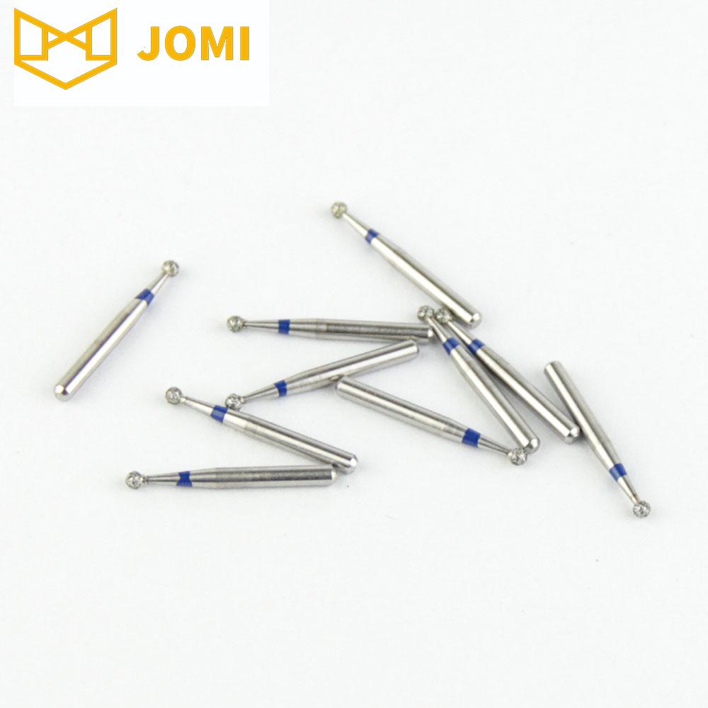 001-S014M/BR-S41 FG Short Round head 1.4mm Blue Medium Diamond Bur FG Short