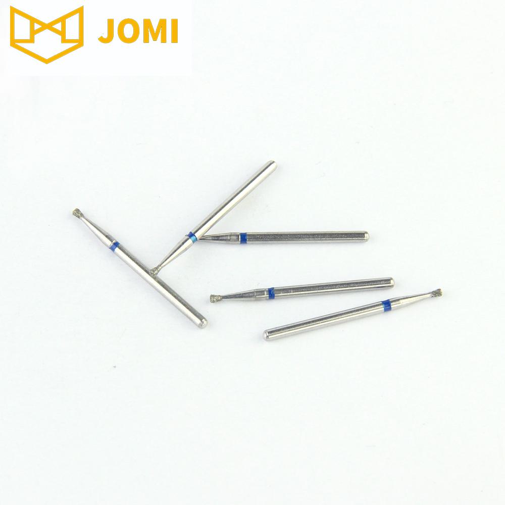 010-X012M/SI-X46 FG Long Inverted Cone head 1.2mm Blue Medium Diamond Bur FG Long