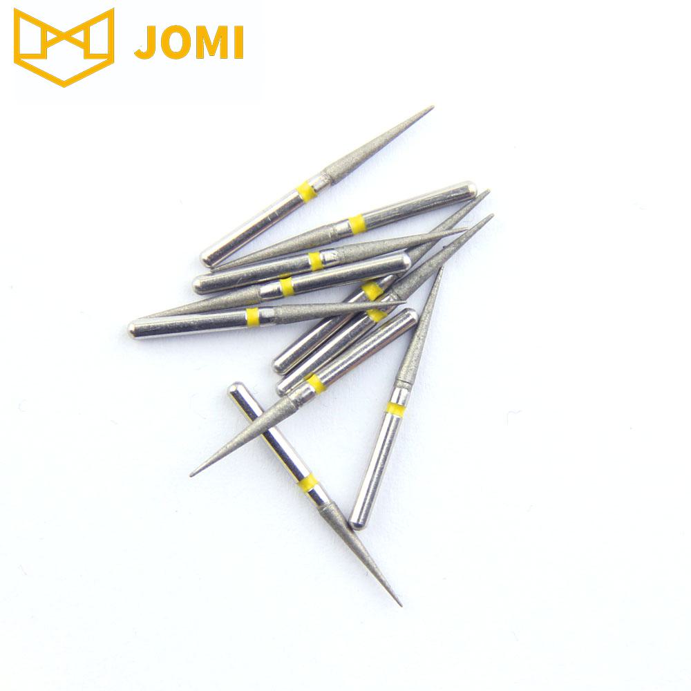 166-016EF/TC-11EF FG Standard Needle head 1.6mm Yellow Extra Fine Diamond Bur FG