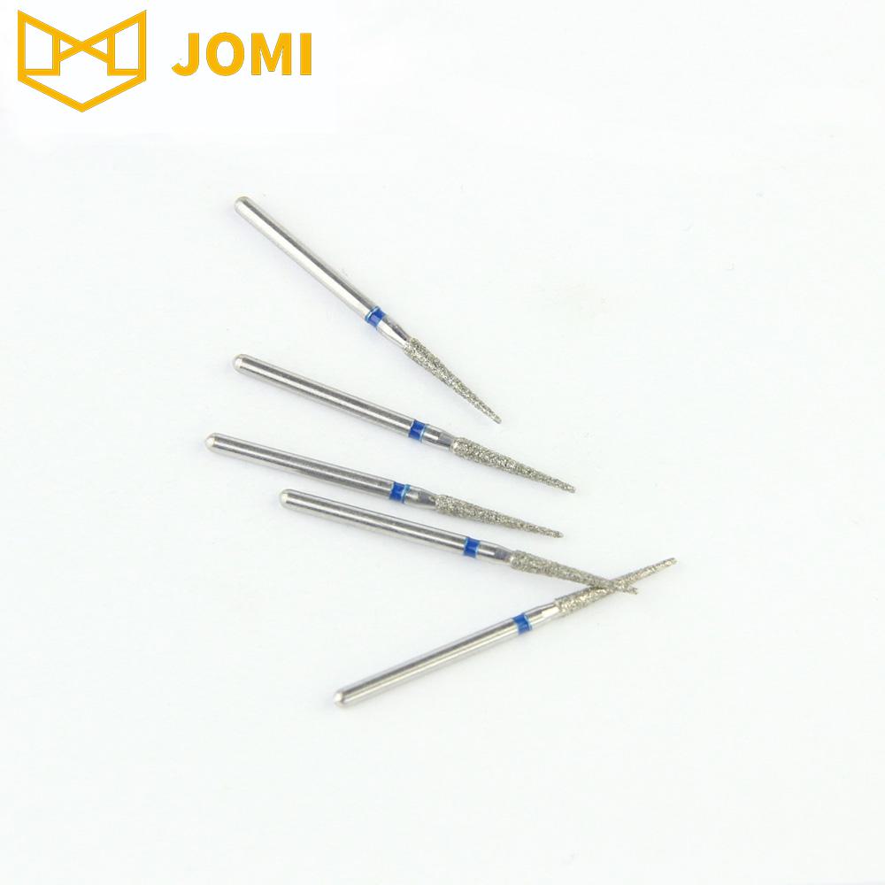 166-X016M/TC-X11 FG Long Needle head 1.6mm Blue Medium Diamond Bur FG Long