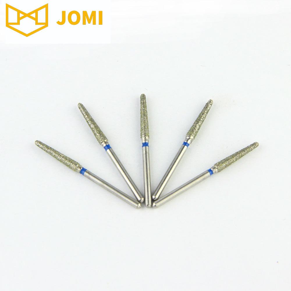 200-X022M/TR-X15 FG Long Round End Cone/Taper head 2.2mm Blue Medium Diamond Bur FG Long